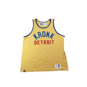 Roots of Fight KRONK Boxing Pain & Fame Detroit Tank Top Mens Size XL Workout